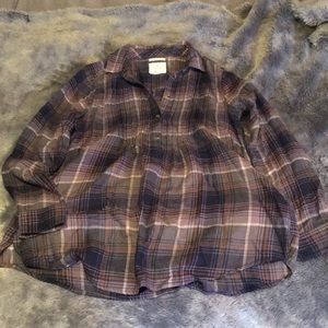 Flannel American Eagle blouse